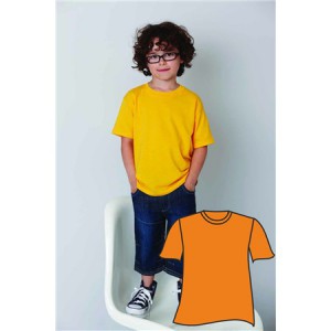 Gildan gyerekpl, tangerine (T-shirt, pl, 90-100% pamut)