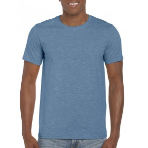 Gildan SoftStyle frfi pl, Heather Indigo (T-shirt, pl, kevertszlas, mszlas)