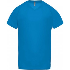 ProAct Frfi V-nyak sportpl, Aqua Blue (T-shirt, pl, kevertszlas, mszlas)