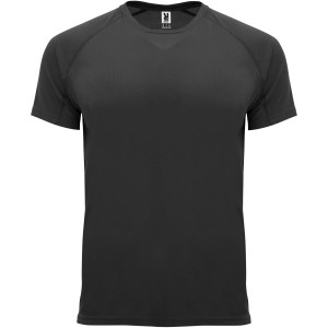 Roly Bahrain frfi sportpl, Solid black (T-shirt, pl, kevertszlas, mszlas)