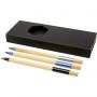 Kerf bambusz tollkszlet, 3 db, fekete/natr